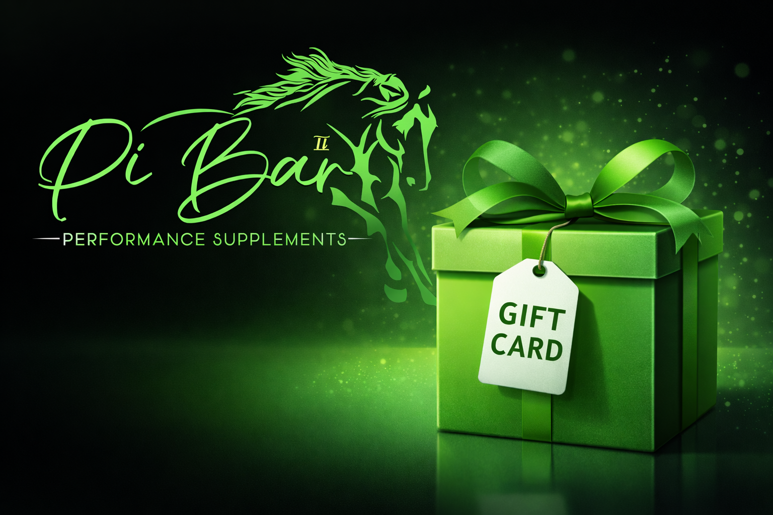 Pi Bar Performance Gift Card-The Perfect Gift for Horse & Rider